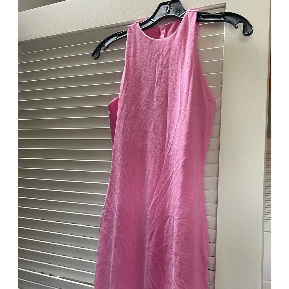 SKIMS Pink Sleeveless Dress